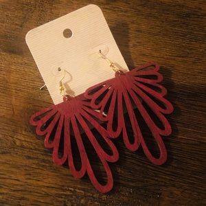 Beautiful wood earrings